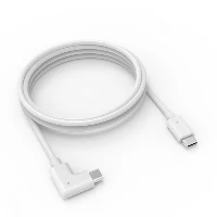 Compulocks 6ft Charge & Data USB-C to USB-C 90-Degree Cable Right Angle - Cavo USB - 24 pin USB-C (M) dritto a 24 pin USB-C (M) angolo retto - 1.83 m - bianco - per Compulocks BrandMe, Space Flex, Space Kiosk, Space Rail, Space Reach, Space Rise
