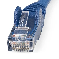 StarTech.com Cavo Ethernet Cat 6 UTP da 50cm - Cavo di rete lan Cat6 10 Gbps 100W PoE LSZH - Cavo patch antigroviglio Blu (N6LPATCH50CMBL) - Cavo patch - RJ-45 (M) a RJ-45 (M) - 50 cm - 6 mm - UTP - CAT 6 - antiaggrovigliamento - blu