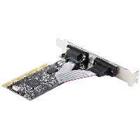 StarTech.com Scheda seriale PCI RS232 a 2 porte - Scheda di espansione/ controller seriale PCI a doppia porta seriale DB9 - Staffe standard (installate) e a basso profilo - Windows/Linux (PCI2S5502) - Scheda seriale - PCI profilo basso - RS-232 x 2 - nero