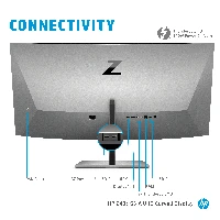 HP Z40c G3 - Monitor a LED - curvato - 40 (39.7 visualizzabile) - 5120 x 2160 WUHD  60 Hz - IPS - 300 cd/m - 10001 - 14 ms - 2xThunderbolt 3, HDMI, DisplayPort - altoparlanti