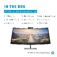 HP Z40c G3 - Monitor a LED - curvato - 40 (39.7 visualizzabile) - 5120 x 2160 WUHD  60 Hz - IPS - 300 cd/m - 10001 - 14 ms - 2xThunderbolt 3, HDMI, DisplayPort - altoparlanti