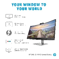 HP Z40c G3 - Monitor a LED - curvato - 40 (39.7 visualizzabile) - 5120 x 2160 WUHD  60 Hz - IPS - 300 cd/m - 10001 - 14 ms - 2xThunderbolt 3, HDMI, DisplayPort - altoparlanti