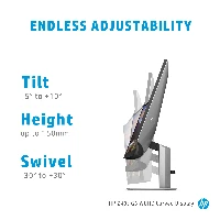 HP Z40c G3 - Monitor a LED - curvato - 40 (39.7 visualizzabile) - 5120 x 2160 WUHD  60 Hz - IPS - 300 cd/m - 10001 - 14 ms - 2xThunderbolt 3, HDMI, DisplayPort - altoparlanti