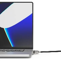 Compulocks Ledge Lock Adapter for MacBook Pro 16 M1 & M2 Silver - Adattatore connessione blocco di sicurezza - per Apple MacBook Pro 16 (Late 2021)