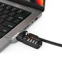 Compulocks Ledge Lock Adapter for MacBook Pro 14 M1 & M2 with Combination Cable Lock - Adattatore connessione blocco di sicurezza - con lucchetto con combinazione - per Apple MacBook Pro 14 (Late 2021)