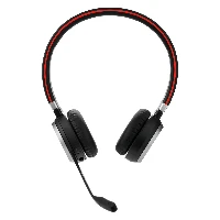 Jabra Evolve 65 SE MS Stereo - Cuffie con microfono - on-ear - Bluetooth - senza fili - USB - Certificato per i team Microsoft - per Jabra Evolve, LINK 380a MS
