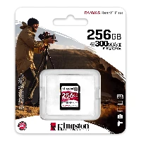 Kingston Canvas React Plus - Scheda di memoria flash - 256 GB - Video Class V90 / UHS-II U3 / Class10 - UHS-II SDXC