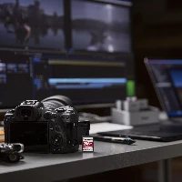 Kingston Canvas React Plus - Scheda di memoria flash - 256 GB - Video Class V90 / UHS-II U3 / Class10 - UHS-II SDXC