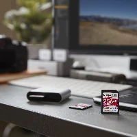 Kingston Canvas React Plus - Scheda di memoria flash - 256 GB - Video Class V90 / UHS-II U3 / Class10 - UHS-II SDXC