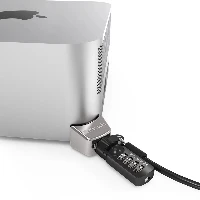 Compulocks Mac Studio Ledge Lock Adapter with Combination Cable Lock - Set blocco cavo di sicurezza - per Apple Mac Studio (inizio 2022)
