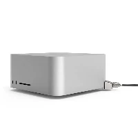 Compulocks Mac Studio Ledge Lock Adapter with Keyed Cable Lock - Blocco di sicurezza - per Apple Mac Studio (inizio 2022, met 2022)