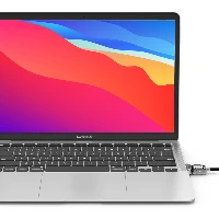 Compulocks Ledge Lock Adapter for MacBook Air 2019-2022 with Combination Lock - Adattatore connessione blocco di sicurezza - con serratura a cavetto combinata - argento