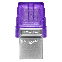 Kingston DataTraveler microDuo 3C - Chiavetta USB - 256 GB - USB 3.2 Gen 1 / USB-C