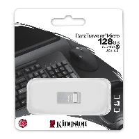 Kingston DataTraveler Micro - Chiavetta USB - 128 GB - USB 3.2 Gen 1