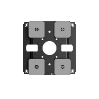 Compulocks VESA Glass Mount Bracket with Security Slot - Kit montaggio (staffa di montaggio VESA) - per display / tablet LCD - interfaccia montaggio 100 x 100 mm - montato su vetro