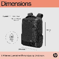 HP Renew Executive - Zaino porta computer - 16.1 - nero - per HP 250 G9 Notebook, Fortis 11 G9 Q Chromebook