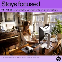 HP 965 Streaming - Webcam - colore - 8 MP - 3840 x 2160 - audio - USB 3.0