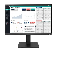 LG 24BQ55WY-B - Monitor a LED - 24 - 1920 x 1200 WUXGA  60 Hz - IPS - 300 cd/m - 10001 - 5 ms - HDMI, DVI-D, DisplayPort - altoparlanti - nero