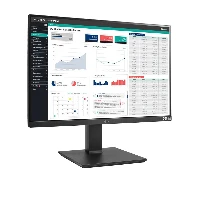 LG 24BQ55WY-B - Monitor a LED - 24 - 1920 x 1200 WUXGA  60 Hz - IPS - 300 cd/m - 10001 - 5 ms - HDMI, DVI-D, DisplayPort - altoparlanti - nero
