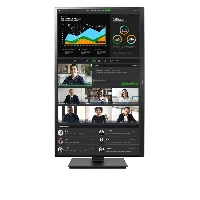 27BQ75QC-B.AEU 27IPS BORDERLESS -  WEBCAM FHD 169 2560 x1440 HDR10 5ms 16,7M 10W Stereo 100x100 INCLINAZIONE, ALTEZZA,