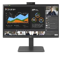 24BR750C-C.AEU 23,8IPS BORDERLESS -  WEBCAM FHD 169 1920x1080 5ms 16,7M 4W Stereo 100x100 INCLINAZIONE, ALTEZZA,