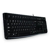 Logitech Keyboard K120 for Business, Full-size (100%), Wired, USB, QWERTZ, Black