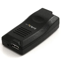 StarTech.com 10/100/1000 Mbps Gigabit 1 Port USB over IP Device Server - Windows 7 / XP / Vista ONLY, Wired, RJ-45, USB, 1000 Mbit/s, Black