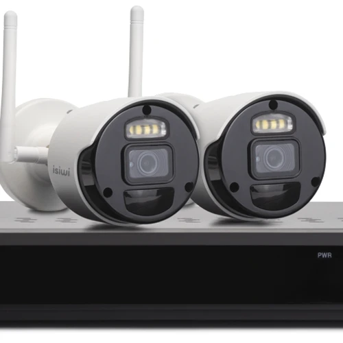 Kit Wireless NVR 8 Canali + 2 Telecamere IP 1080P