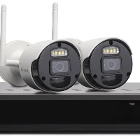 Kit Wireless NVR 8 Canali + 2 Telecamere IP 1080P