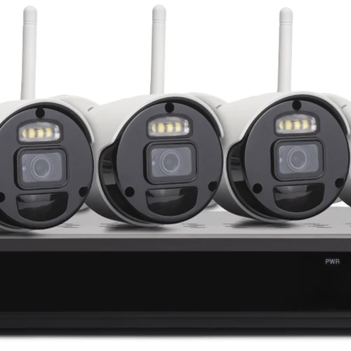 Kit Wireless NVR 8 Canali + 4 Telecamere IP 1080P