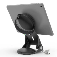 Compulocks Universal Tablet Grip and Security Stand - Supporto - per tablet - bloccabile - nero - desktop