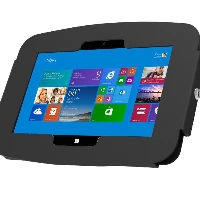 Compulocks Surface Pro 3-7 Space Enclosure Wall Mount - Kit montaggio (involucro) - per tablet - Alluminio - nero - dimensione schermo 12 - installabile a parete - per Microsoft Surface Pro (met 2017), Pro 3, Pro 4, Pro 6, Pro 7, Pro 7+