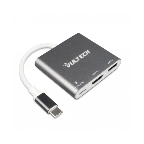 ADATTATORE TYPE-C 3IN1 1HDMI 1USB 3.0 1PD