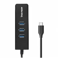 ADATT.TYPE-C+3X USB 3.0 E 1X PORTA ETHERNET RJ45