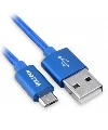 CAVO USB TO MICRO-USB 2.0 NYLON 1M - BLU