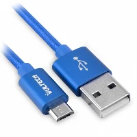 CAVO USB TO MICRO-USB 2.0 NYLON 1M - BLU