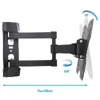 STAFFA PER LED,LCD,PLASMA DA 23  A 42 CON SNODO