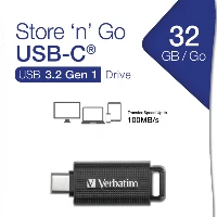 VERBATIM USB DRIVE 3.2 GEN1 64GB RETRACTABLE USB-C