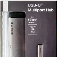 VERBATIM HUB USB-C 3XUSB-A / 1XUSB-C / 1XHDMI