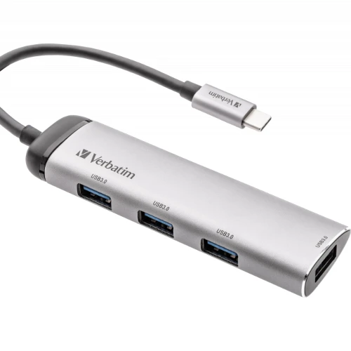 VERBATIM HUB USB-C 4XUSB-A