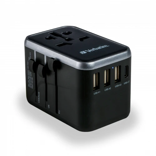 ADATTATORE DA VIAGGIO UNIVERS. 2XUSB-C/3XUSB-A 61W