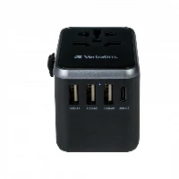 ADATTATORE DA VIAGGIO UNIVERS. 2XUSB-C/3XUSB-A 61W