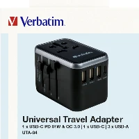 ADATTATORE DA VIAGGIO UNIVERS. 2XUSB-C/3XUSB-A 61W