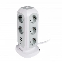 VERBATIM EU POWER TOWER 11XAC / 2XUSB / 2XTYPE-C