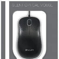 VERBATIM SILENT OPTICAL MOUSE BLACK