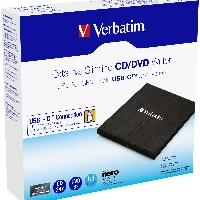 VERBATIM MASTERIZZATORE CD/DVD EXT USB-A/C + SW