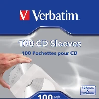 VERBATIM CUSTODIE CARTA CD/DVD 100 PACK