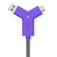 Logitech Swytch, Black, Violet, Logitech Swytch, 2.79 kg, 377 mm, 215 mm, 221 mm