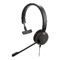 Jabra Evolve 30 II MS Mono - Cuffie con microfono - on-ear - cablato - jack 3,5 mm, USB-C - Certificato per Skype for Business