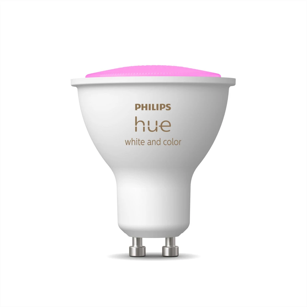 Philips Hue White and colour ambience GU10 - smart spotlight, Smart bulb, White, Bluetooth/Zigbee, Integrated LED, GU10, 2000 K